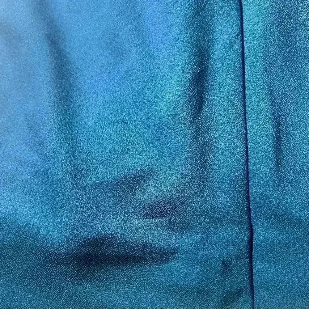 Dress The Population Blue One Shoulder Peacock Teal Blue Dress - Picture 5 of 12
